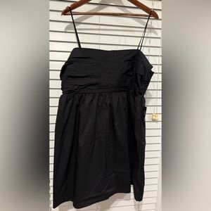 Express Black Strapless Dress